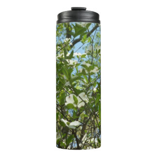 Termo Ramas de Dogwood florecen árboles de primavera