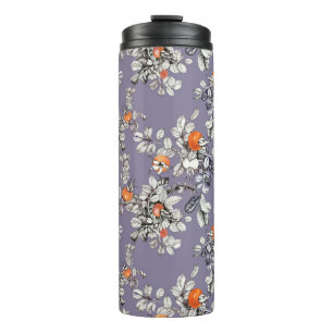 Termo Ramas de Rosa salvajes: Púrpura.