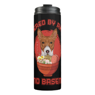 Termo Ramen Sushi Basenji Dog T-Shirt