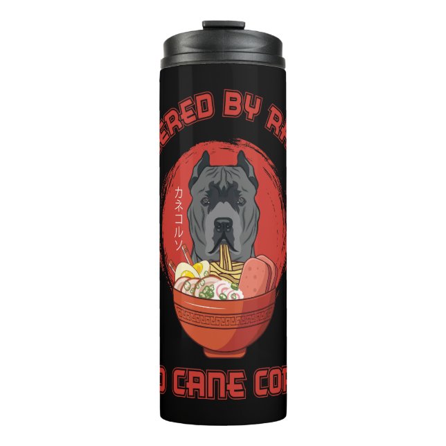 Termo Ramen Sushi Cane Corso Dog T-Shirt (Anverso)