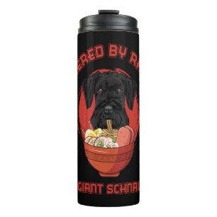 Termo Ramen Sushi Giant Schnauzer Dog T-Shirt