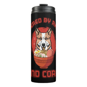 Termo Ramen Sushi Welsh Corgi Perro T-Shirt
