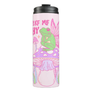 Termo Rana de hadas y hongos, me haces musculoso