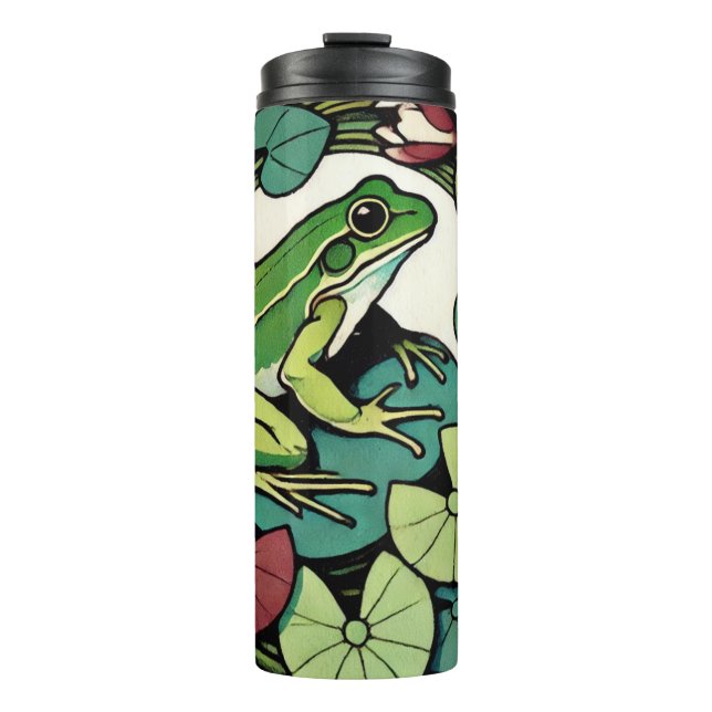 Termo Rana en los Lilypads (Anverso)