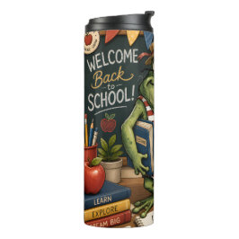 Termo Rana PNG de vuelta a la escuela, decoración de aul