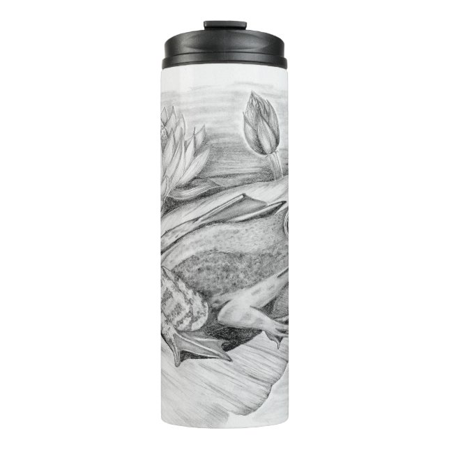 Termo Rana sobre el Tumbler Termal de Lilypad (Anverso)