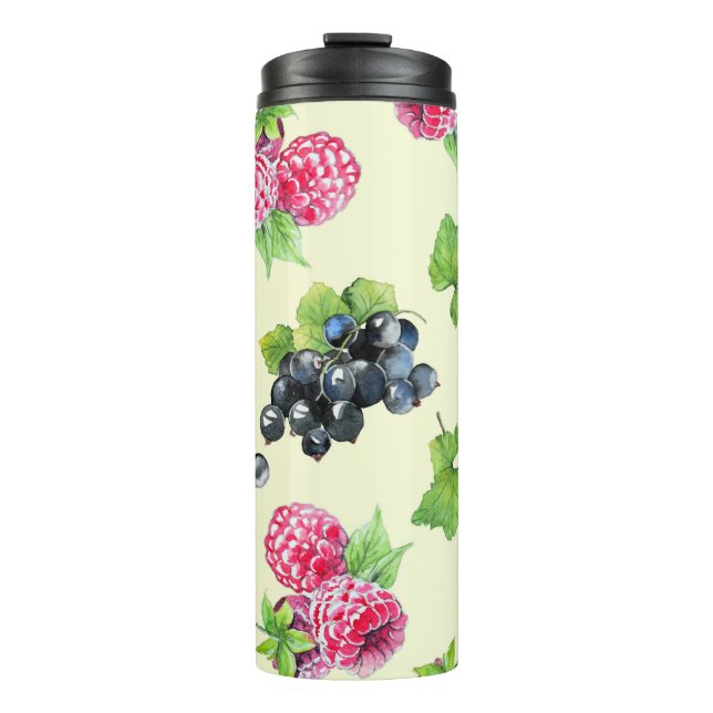 Termo Raspberry, acuarela actual (Anverso)