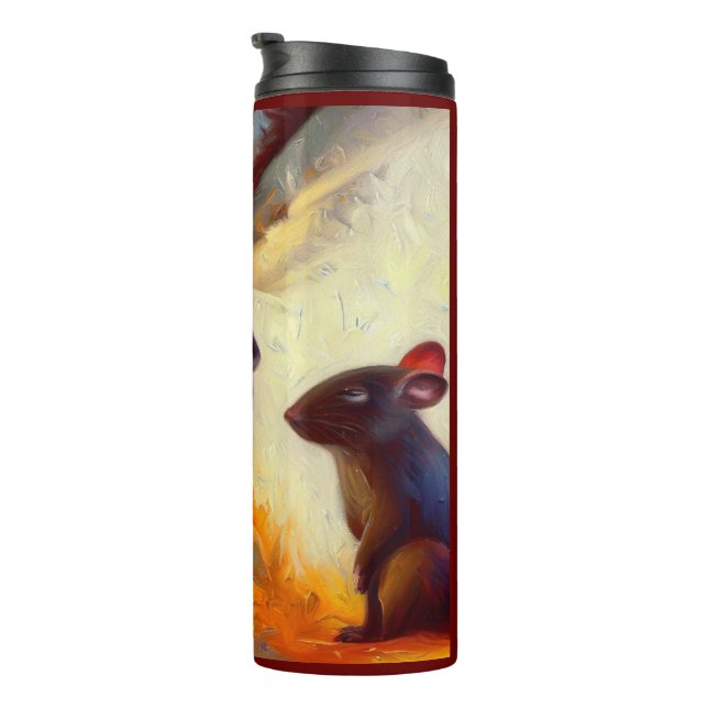 Termo Rata animal espiritual 2 (Rotado hacia la derecha)