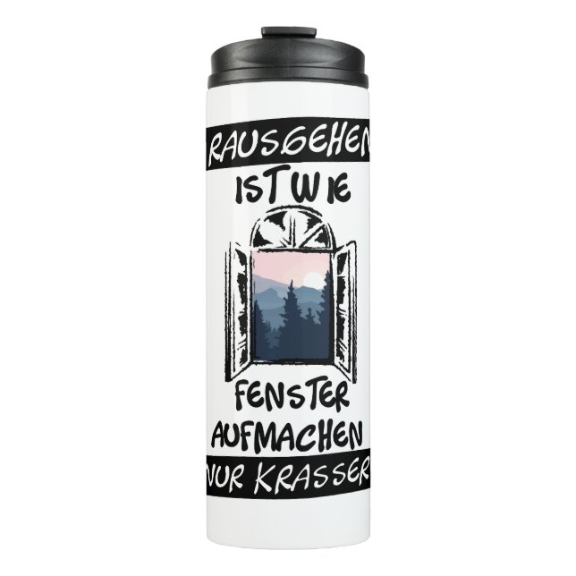 Termo Rausgehen ist wie Fenster aufmachen (Anverso)
