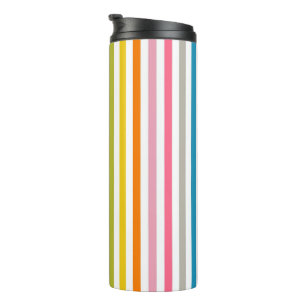 Termo Rayas arcoiris de verano