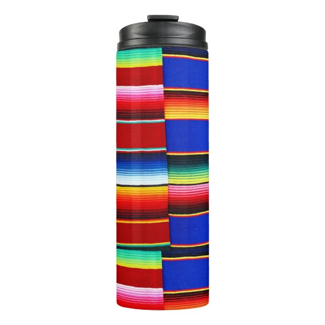 Termo Rayas coloridas de serape (Anverso)