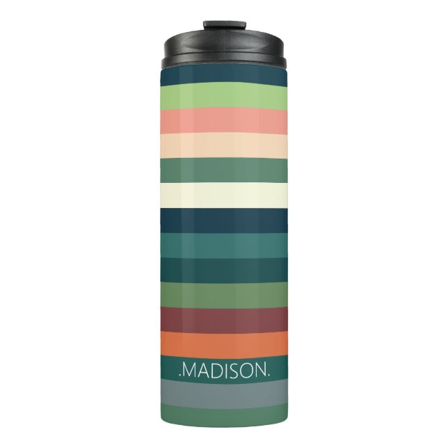 Termo Rayas de Color Personalizadas  (Anverso)