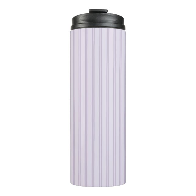 Termo Rayas de lavanda púrpura (Anverso)