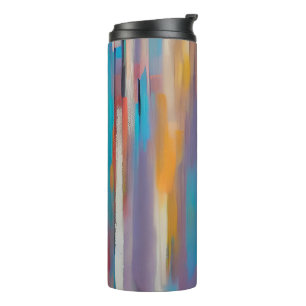 Termo Rayas de pintura coloridas