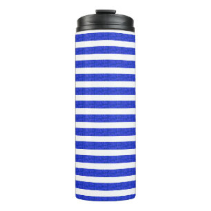 Termo Rayas Geométricas Azules Chic