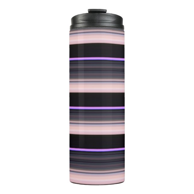 Termo Rayas grises negras de época (Anverso)