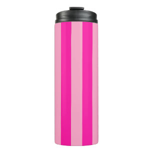 Termo Rayas verticales rosadas calientes