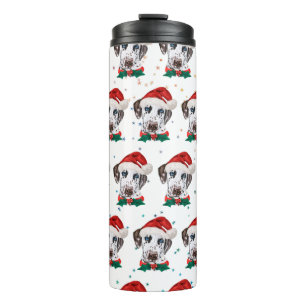 Termo Raza de perro dálmata Navidad