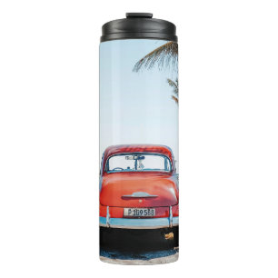 Termo Re escarabajo junto a los cocoteros