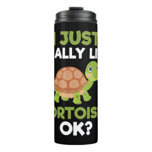 Termo Realmente Me Gustan Las Tortugas Ok Reptile Turtle