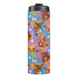 Termo Rebanadas de pizza divertidas