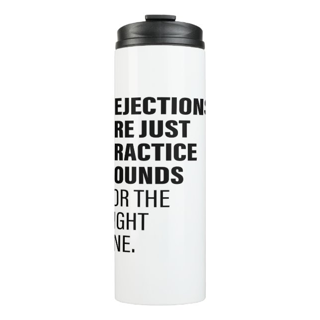 Termo Rechazo Alentamiento de texto de palabra en reposi (Anverso)