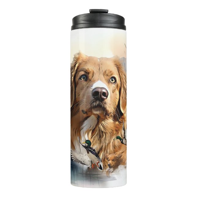 Termo Recuperador de peaje de pato de Nueva Escocia, art (Anverso)