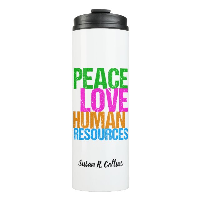 Termo Recursos humanos de Peace Love (Anverso)