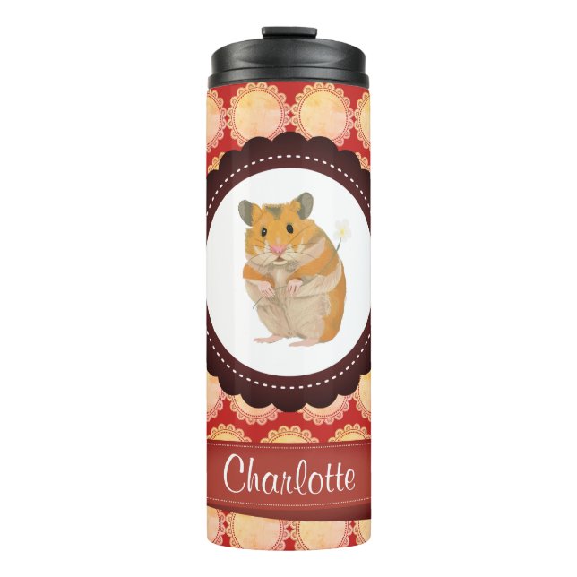 Termo Red Añadir tu nombre Hamster (Anverso)