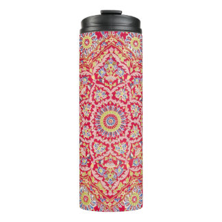 Termo Red Mandala Vintage Indian Art Boho