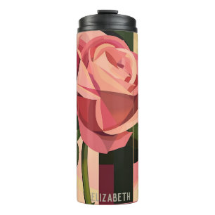 Termo Red Rose Artsy Rosa