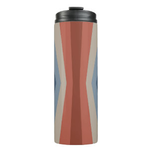 Termo Reflejo arcoiris en estilo retro