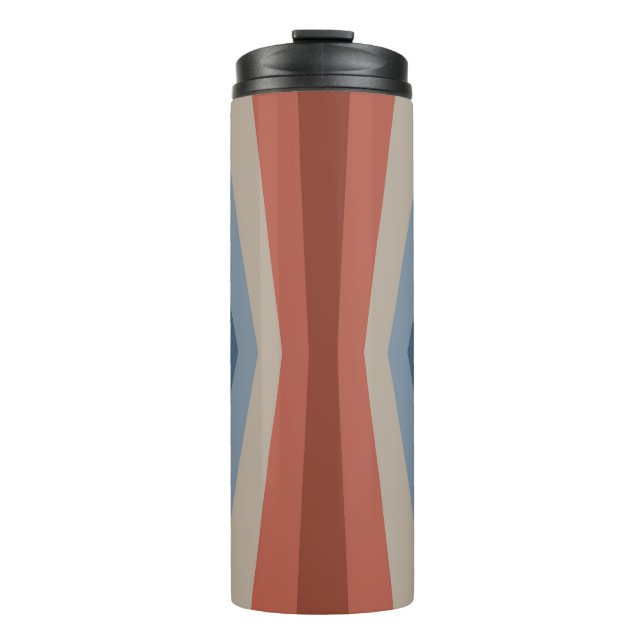 Termo Reflejo arcoiris en estilo retro (Anverso)