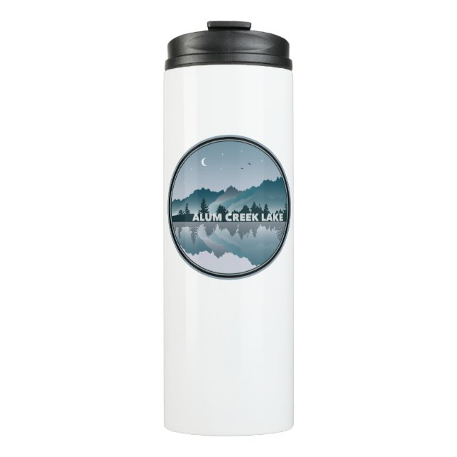 Termo Reflexión sobre el lago Ohio en Creek de barriada (Anverso)