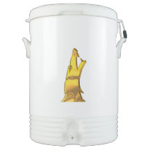 Refrigerador de bebidas de Igloo Head Golden Wolf