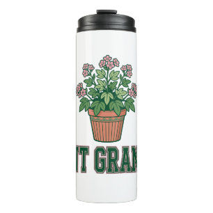 Termo Regala Planta Abuela Floración Planta de Interior
