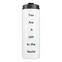 Regalo al mundo Taza térmica