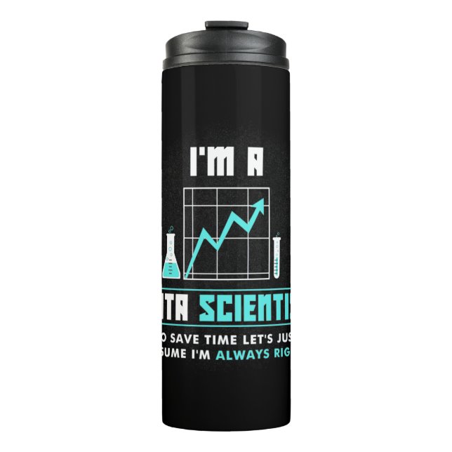 Termo Regalo científico | Soy Científico De Datos (Anverso)