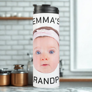 Termo Regalo de abuelo, cara de bebé Personalizado, rega