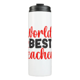 Termo Regalo de Agradecimiento Mejor Profesor del Mundo