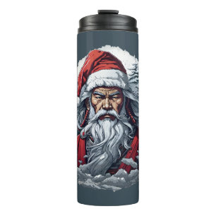 Termo Regalo de arte de los Navidades de Samurai Santa W
