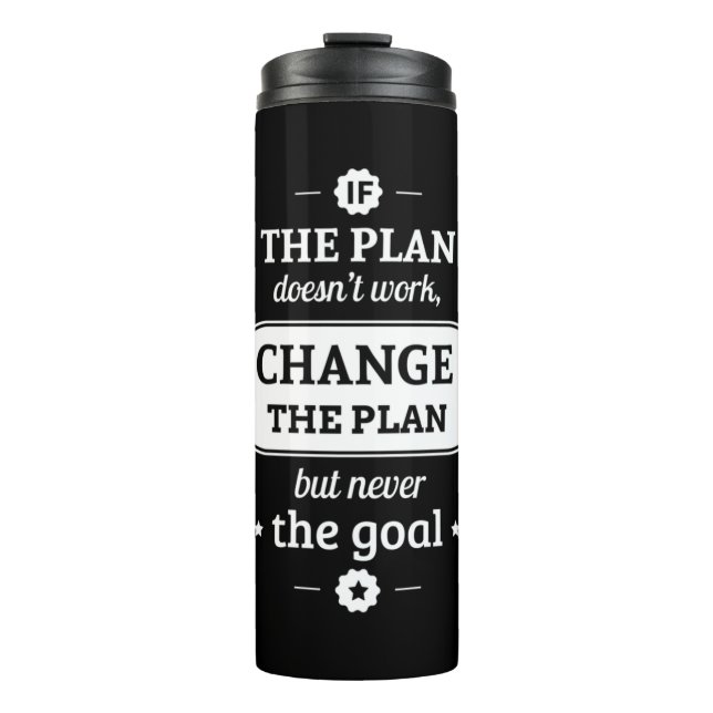 Termo Regalo de cumpleaños cambia el plan pero nunca el  (Anverso)