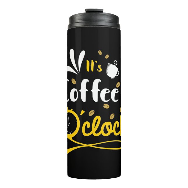 Termo Regalo de cumpleaños Es Café Oclock (Anverso)