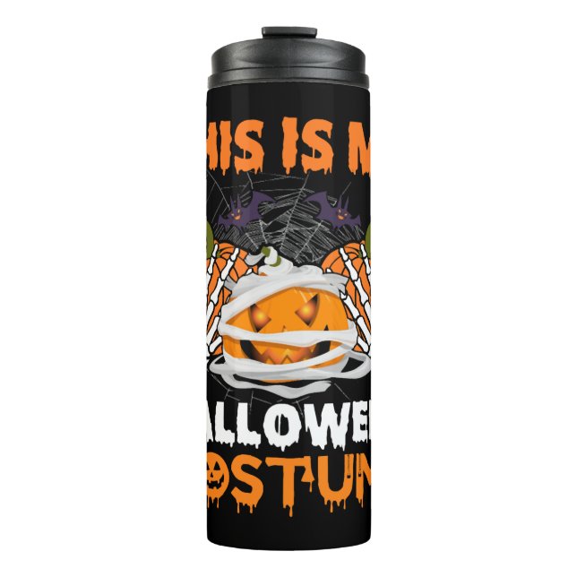 Termo Regalo de Halloween Este Es Mi Disfraz De Hallowee (Anverso)