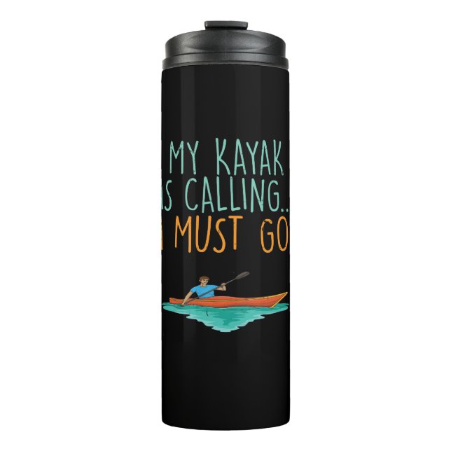 Termo Regalo de kayak de remo (Anverso)