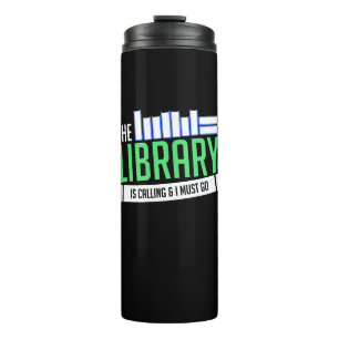 Termo Regalo de libros de bibliotecas bibliotecarias