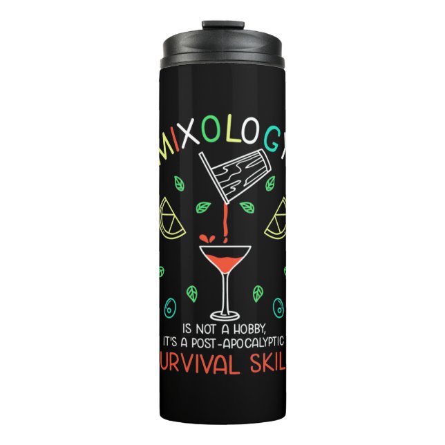 Termo Regalo de Navidad | Bartender Mixólogo (Anverso)