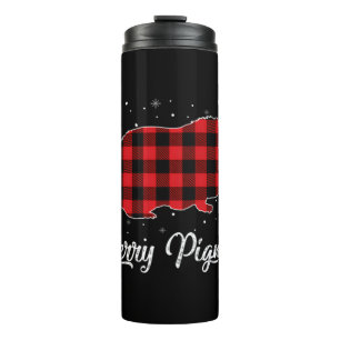 Termo Regalo de Navidades de Cerdo de Guinea de Merry Pi