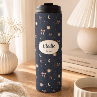 Termo Regalo de nombre personalizado Cabaña celestial Lu