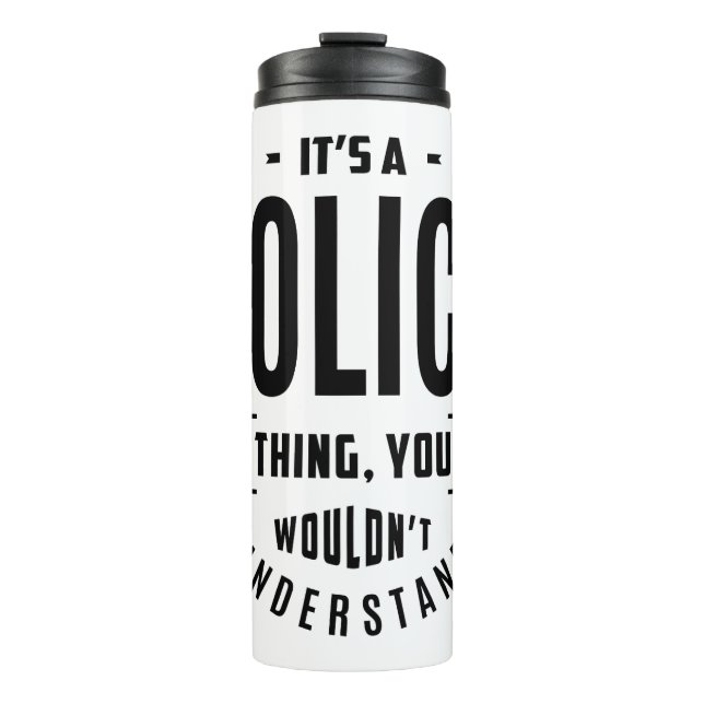 Termo Regalo de títulos de trabajo de la policía (Anverso)